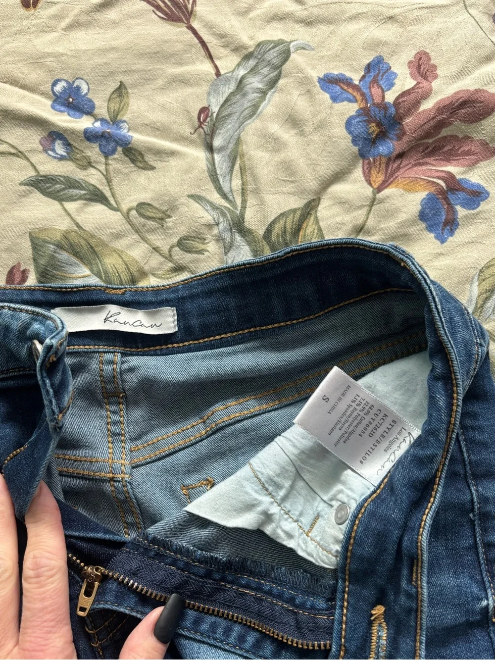 KanCan shorts in Faded Blue Denim